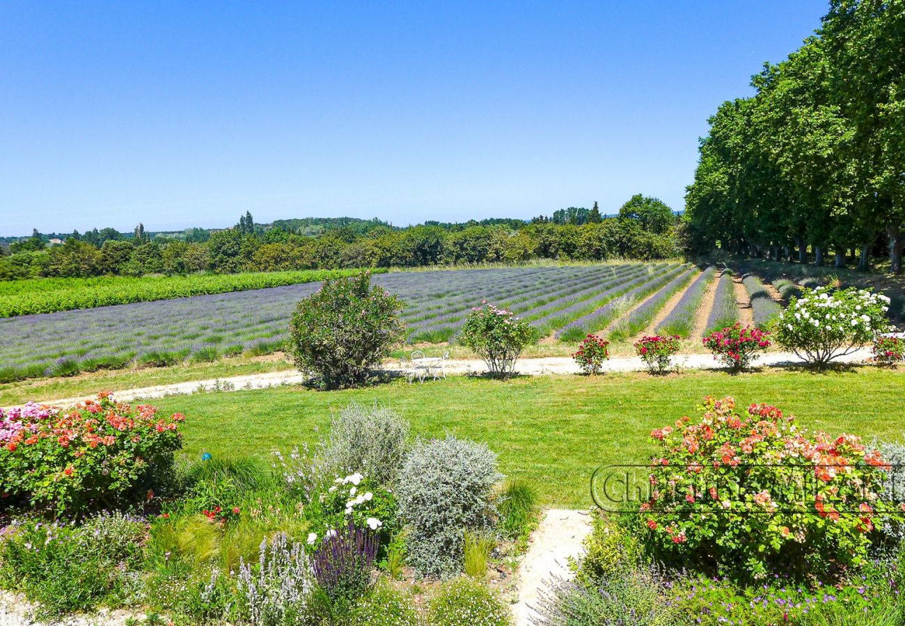 Landhaus in Valréas - La Chapelle, Ferienwohnung mit beheiztem Pool in der Provence