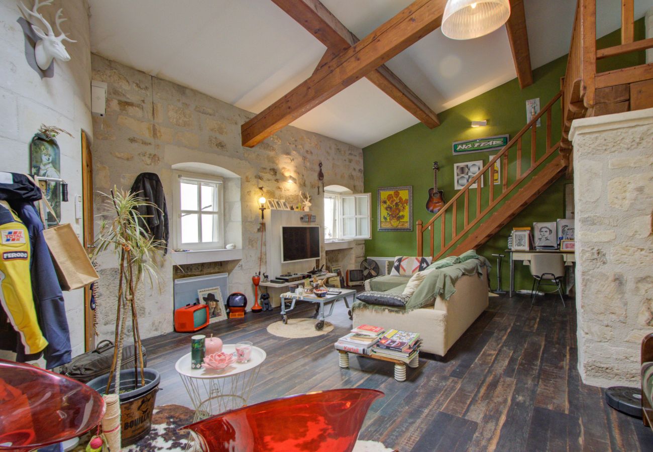 Ferienwohnung in Saint-Paul-Trois-Châteaux - La Tour, ein Haus mit Charakter im Herzen des Dorfes